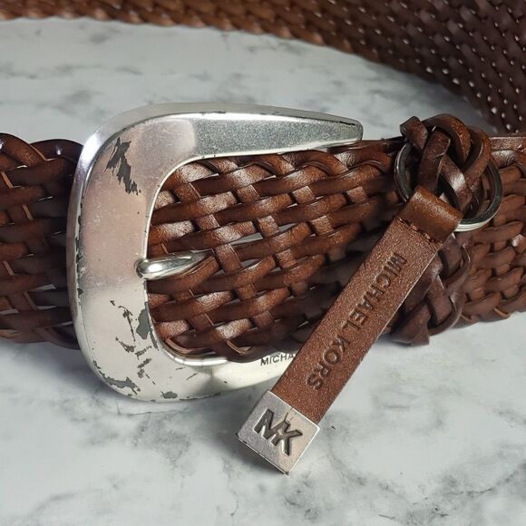 Michael Kors Genuine Leather Belt - Picture 2 of 5